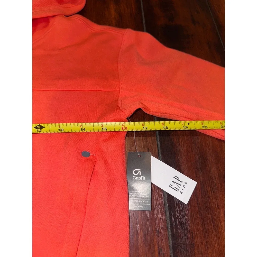 GAP Kids Hoodie Pullover Activewear Pockets Casual Comfy‎ Orange size XS